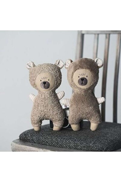 indiggo Noisy Doll for Babies - Teddy Bear - Handmade, Cotton and Soft Filling, 24cm