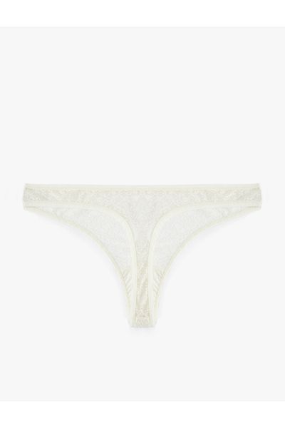 Koton Transparent Lace String Panties