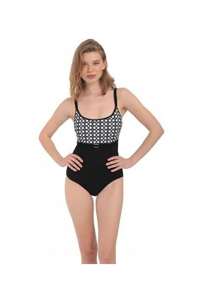 Markahit Argisa Double Strap Patterned Buckle Swimsuit