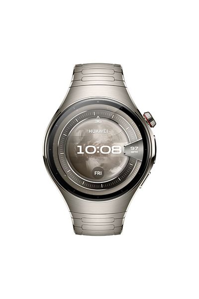 Huawei Watch 5 46mm Smartwatch, Multi-Sensing X-Tap Technology, Silver + Foc