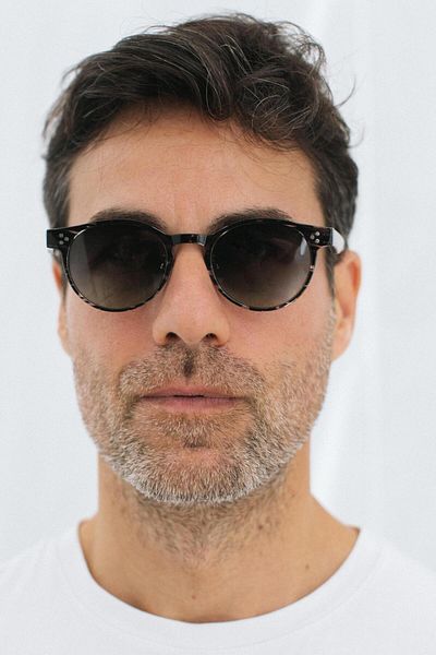Bilge Karga Lucio Zebra Green Gradient Men's Sunglasses