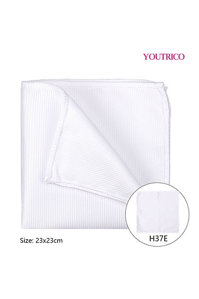 Youtrico Handkerchief-23*23cm,Suit Jacket with Pocket Collar-Foldable Polyester Silk,Portable
