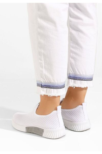 B T Shoes Tenisi Slip-On Tenara V3 albi