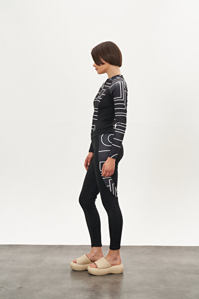 Mevra Μαγιό Καλσόν Φούστα 3 τεμαχίων Tote Μαγιό Μαύρο