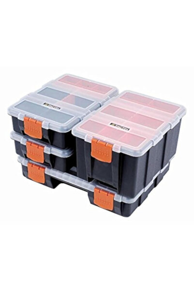 Tactix مجموعة منظم أدوات بلاستيكية 4 في 1