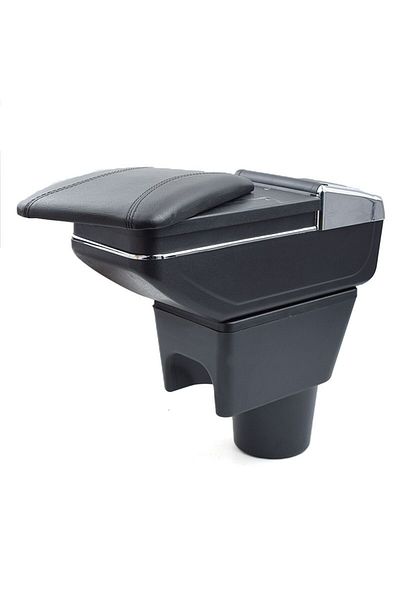AVR AVR® armrest for Dacia Duster 1 (04.2010-2017) model 6H, black, eco-leather