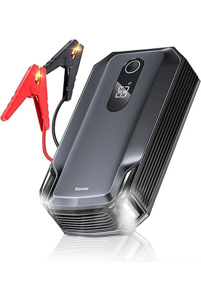 Baseus Super Energy Max Car Jump Starter, Digital Display 2000A Peak Current 20000mAh Battery Charge