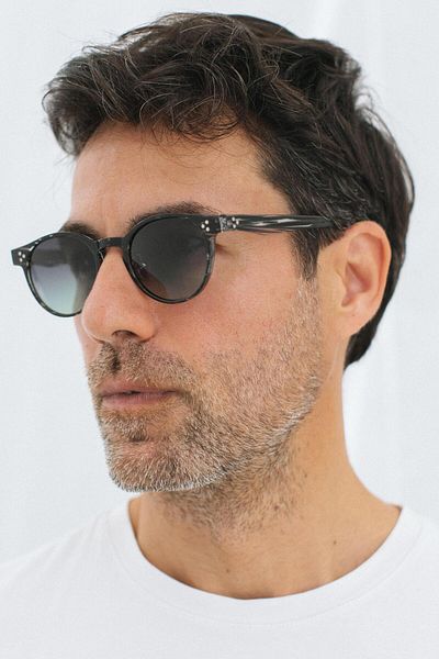 Bilge Karga Lucio Zebra Green Gradient Men's Sunglasses