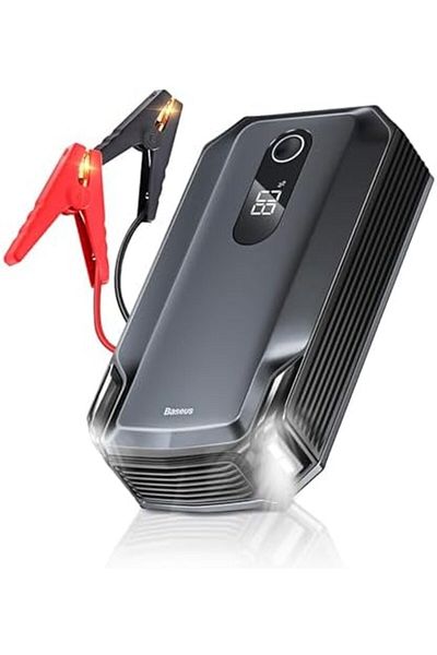 Baseus Super Energy Max Car Jump Starter, Digital Display 2000A Peak Current 20000mAh Battery Charge