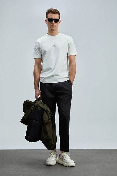 Lufian Βαμβακερό Ανδρικό T-shirt 25y111020235