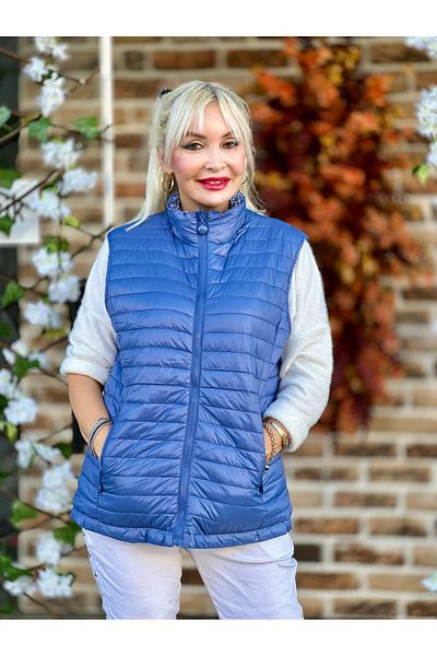 Punta Otantik N7751 Italian Double-Sided Vest Blue