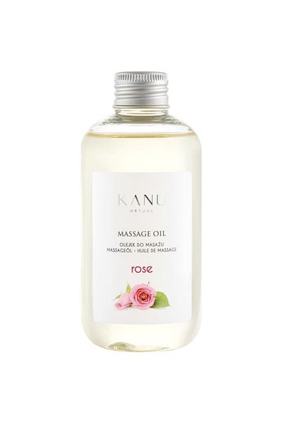 Kanu Nature Ulei de masaj cu trandafir, Kanu Nature, hidratant, regenerant, oferă strălucire și netezime pielii, 200 ml
