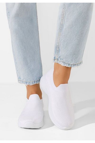 B T Shoes Tenisi Slip-On Dissora albi