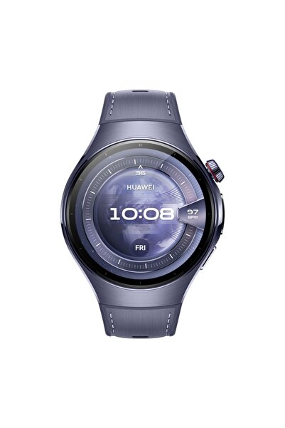 Huawei Watch 5 46mm Smartwatch, Multi-Sensing X-Tap Technology, Purple + Foc