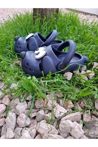 Evojean Albastru bleumarin Figura câinelui Drăguț Zilnic Grădină Plajă Plajă Creșă Unisex Copii Papuci și Sandale
