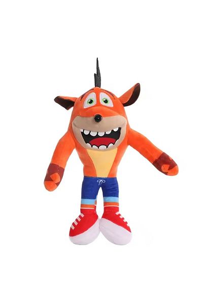 Toy Box Treasures Crash Bandicoot Plush Stuffed Toys Crazy Trilogy Series Anime Figure 26cm