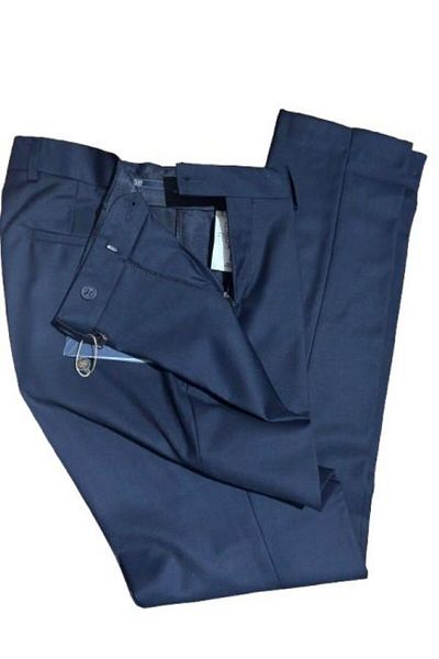 OEM Men's Pants, Fabric, Sleeve, Navy Blue, Slim fit