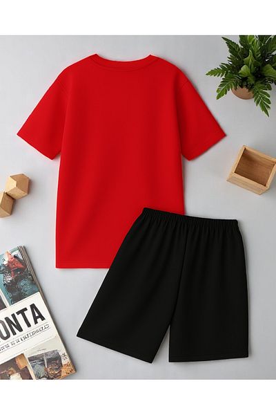 uyguntarz But First Coffee Print Shorts Set