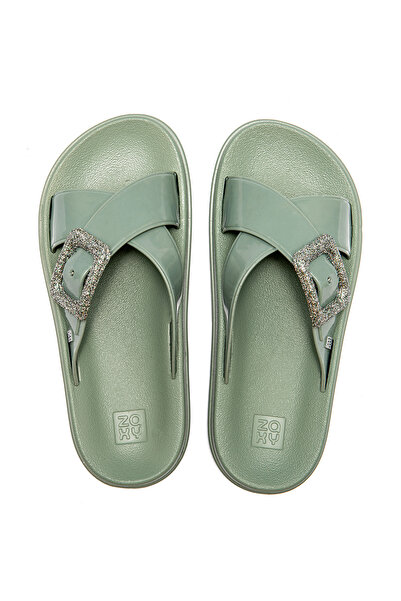 ZAXY Papuci de damă Match Verde 35/40