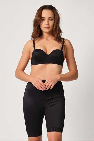bazaar-turkey all you need Black Mi Emay 2838 Basen and Butt Enlarger Zippered Long Pop up
