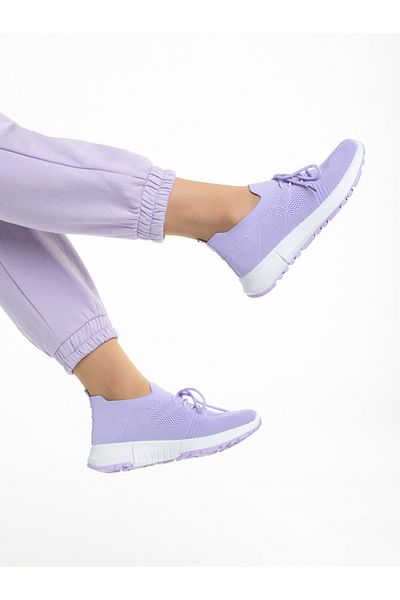 Kalapod Women's purple textile sports shoes Almas