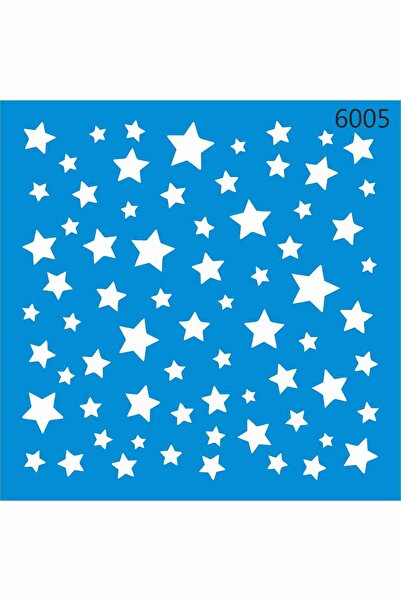 StencilSepeti Stars - Stencil Painting Template