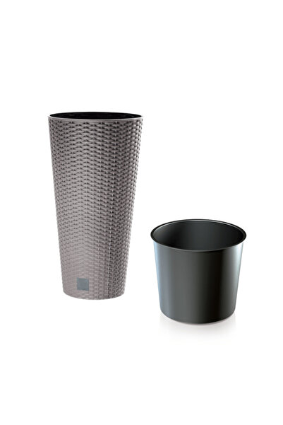 Prosperplast أصيص زهور راتو من الخيزران المنسوج، سعة 64 لترًا