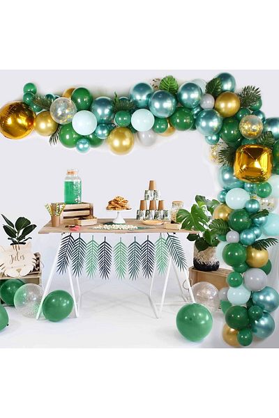 Fengrise Set of 167 balloons for Fengrise arch, latex/plastic, multicolor