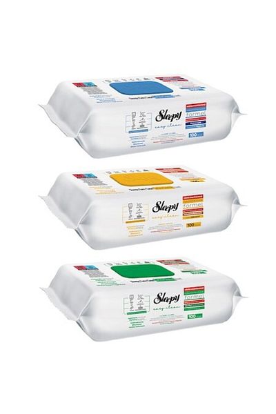Sleepy PACHET - 3 X Servetele Umede Sleepy Easy Clean Multisuprafete, 100 Buc + Servetele umede Sleepy Easy