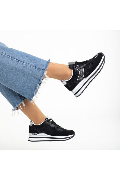 Kalapod Pantofi sport dama negri din material textil Haya