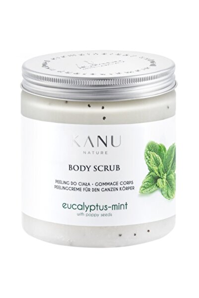 Kanu Nature Exfoliant corporal Kanu Nature cu mentă, eucalipt și semințe de mac, protector, hidratant, antiseptic