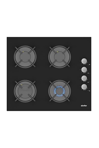 Simfer 9 Fonksiyon QS Mekanik Siyah Büyük Pop-Up 3'lü Ankastre Set ( Fırın + Ocak + Davlumbaz)