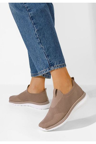 B T Shoes Tenisi Slip-On Achara kaki