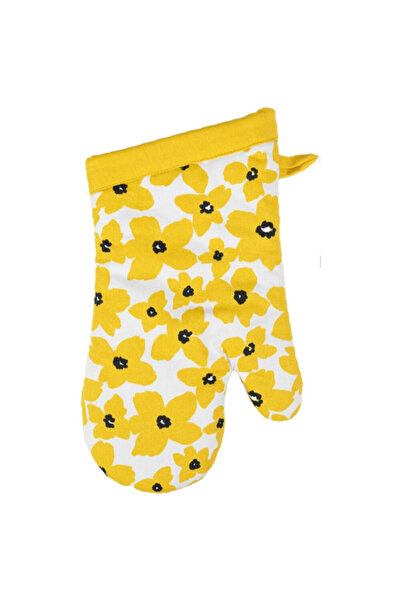 Mukitchen قفاز فرن بتصميم زهور الحوذان مقاس 13 × 7 بوصة