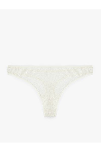 Koton Transparent Lace String Panties