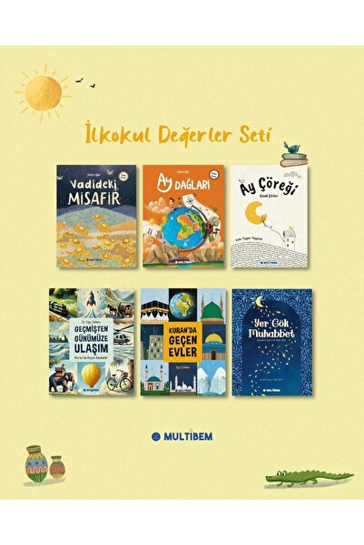 Multibem Yayınları İLKOKUL DEĞERLER EĞİTİMİ SETİ 6 KİTAP