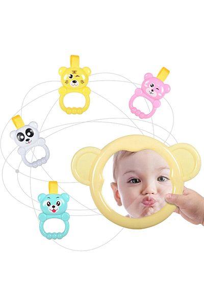 Saharaz Baby Play Mat,with Rattles Stand and Built-in Sound System, for Baby Sensory Exploration