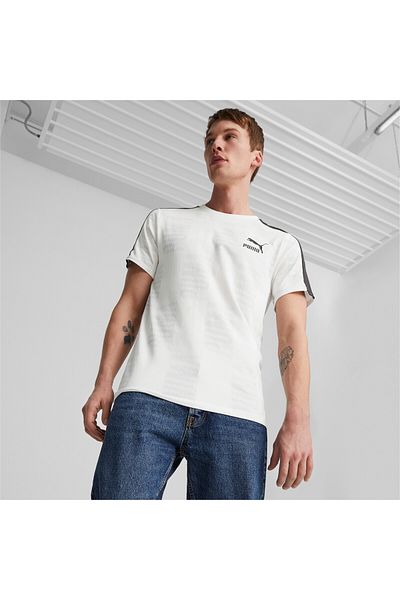 Puma Mens T7 Sport T-Shirt - White