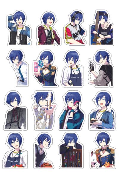 nihonwosekai Hatsune Miku Colorful Project Sekai Anime Sticker Set Pjsekai Kaito
