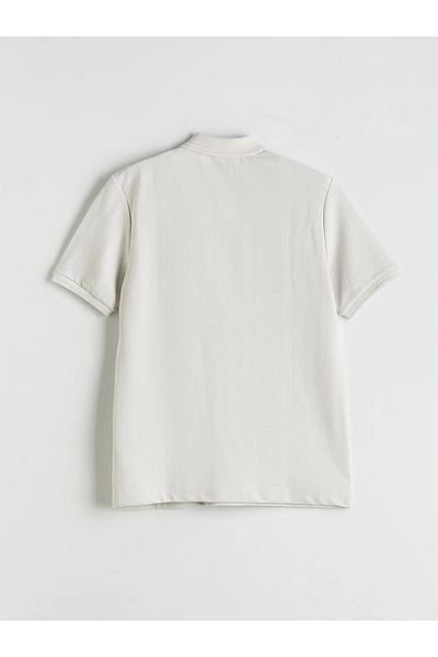 LC Waikiki Polo Neck Men's Textured T-Shirt