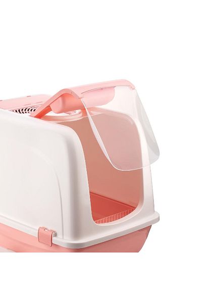 NEZADE STORE Mikopet Large Indoor Cat Toilet Purple