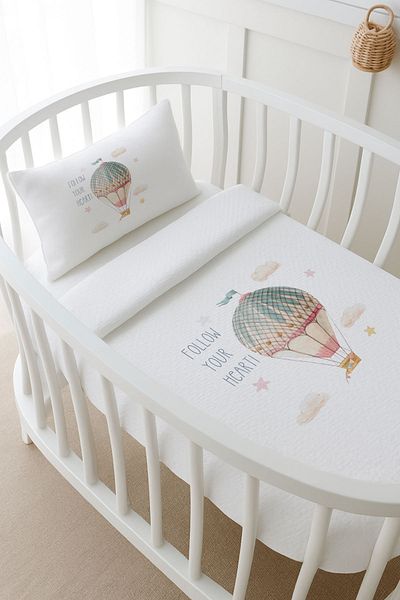Tuğba Kuğu Pike Set - Little Baby - Pink Dreams - 80 X 120 cm