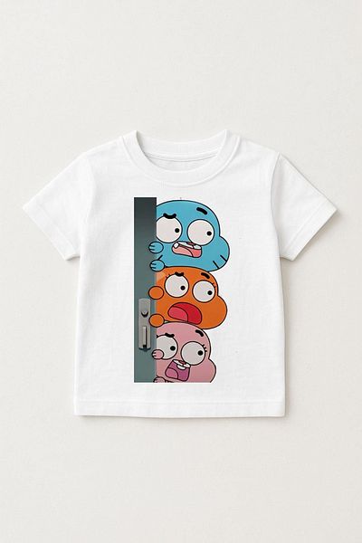 Sckids Gumball Special Design Printed Unisex Kids T-Shirt
