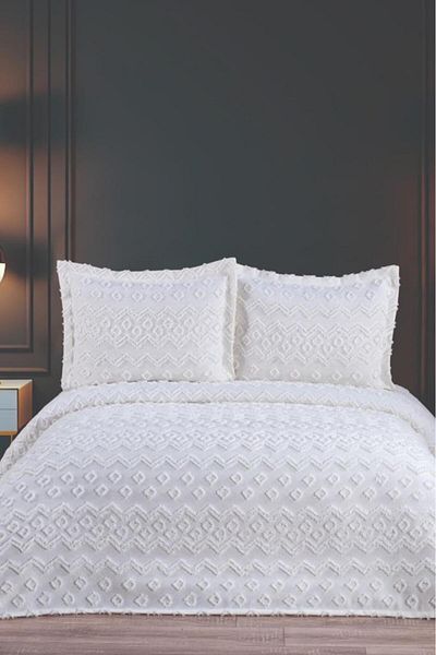 Çeyiz Diyarı Karita Soft Double Pique Set Cream