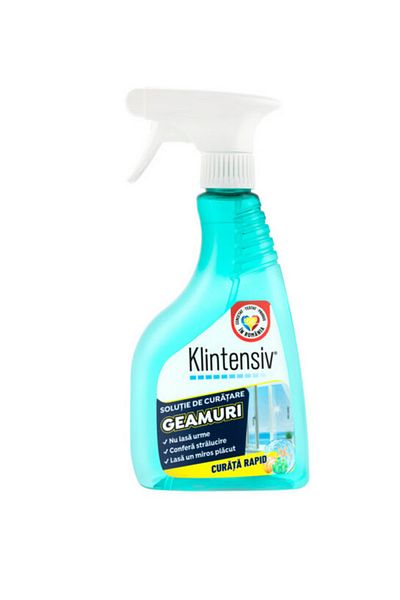 KLINTENSIV Soluție de curățare a geamurilor, 500 ml, Klintensiv