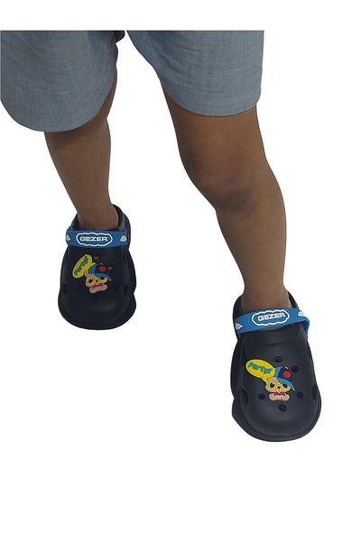 GEZER Summer Baby Girl Elastic Wet Floor Suitable Daily Pool Beach Slippers-Sandals