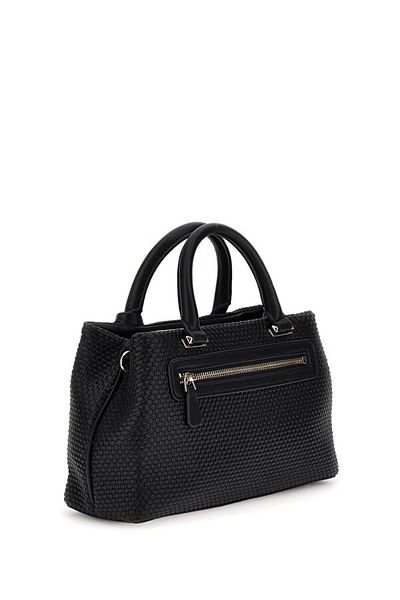 Guess Phaedra Small Satchel Geantă neagră pentru femei Hwwg9638050-bla