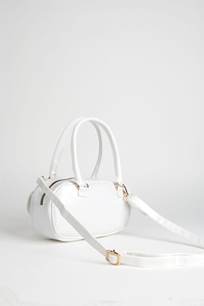 Vivaq Жіноча сумка Çiğdem Beyaz з 3 кишенями, застібкою-блискавкою та застібкою-кнопкою, регульованими ременями для руки та плеча