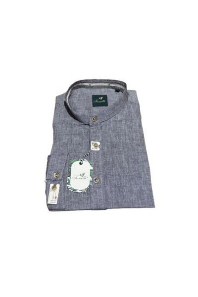 OEM Men's shirt with tunic collar, Tonelli, Slim Fit