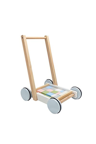 Factory Price -عربة صغيرة ومشاية أطفال من مجموعة Aiden Building Blocks